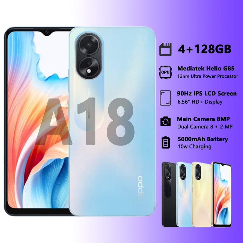 HP OPPO A18 RAM 4 GB ROM 128 GB [Oppo A18 4/128 GB] Garansi resmi
