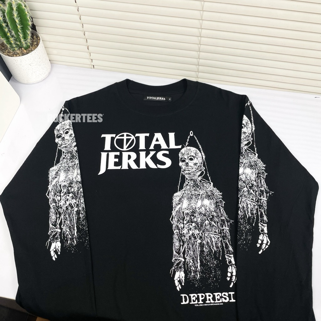 Total Jerks - Depresi Black Longsleeve | Original Merchandise