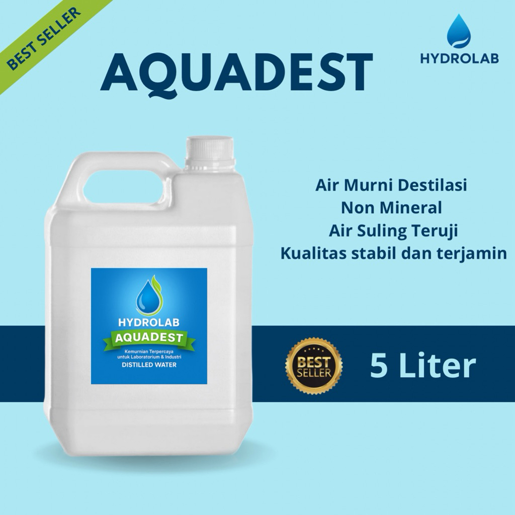 Aquadest Aquadest Distilled Water Air Suling 5 Liter