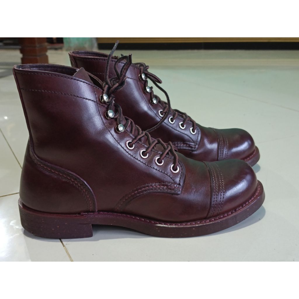 Sepatu boot Redwing 8111 pria size 37 insole 24 cm