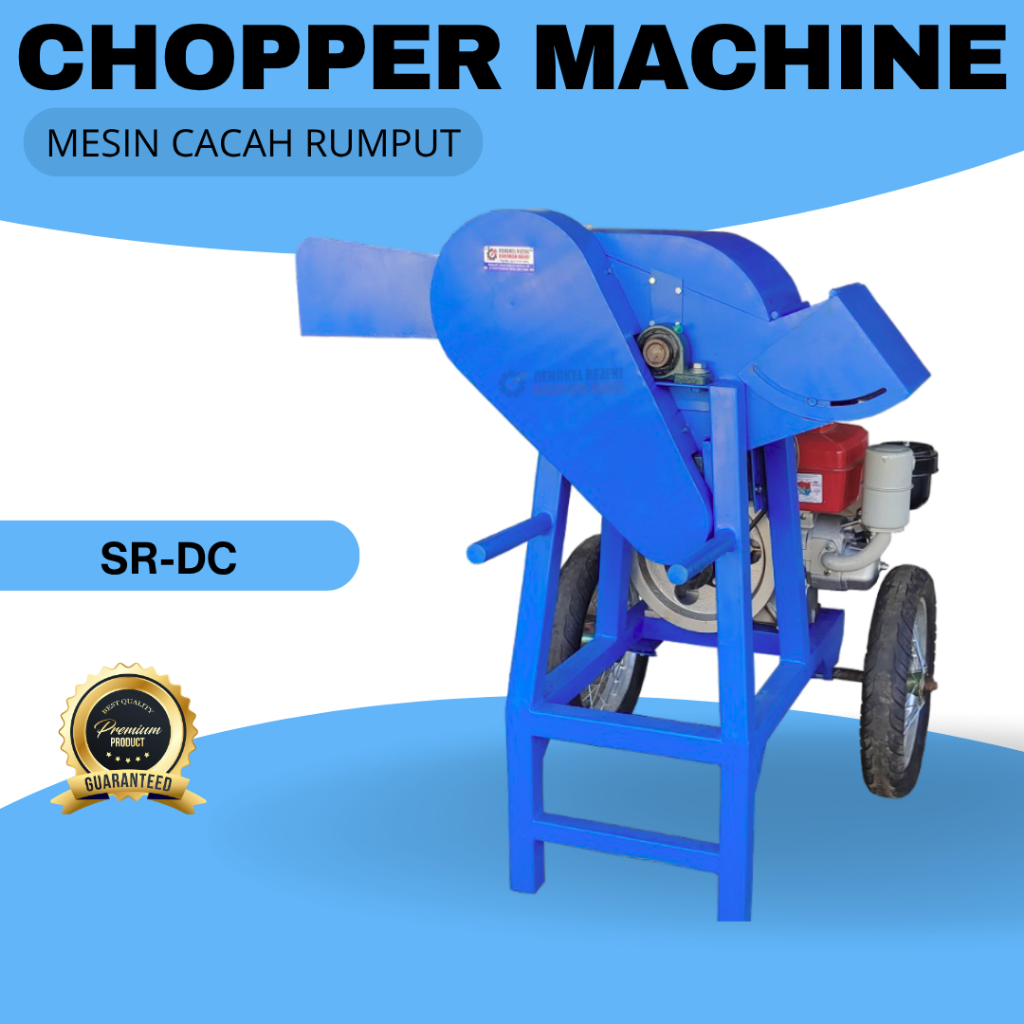 Mesin Chopper Pencacah Ternak Rumput Gajah Rumput Hijauan Tebon Jagung Jerami