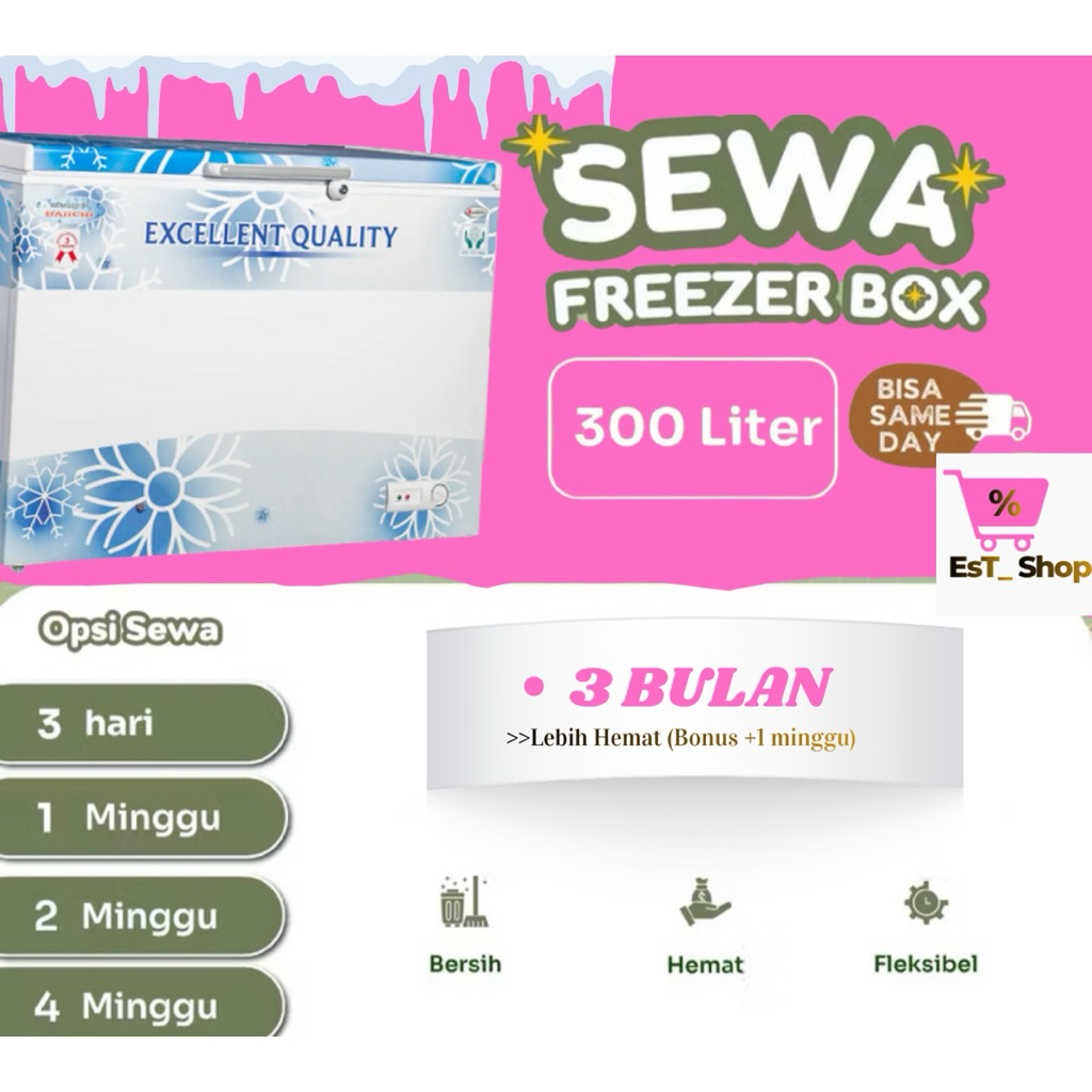 SEWA CHEST FREEZER 300L DAIMITSU- DICF 328P