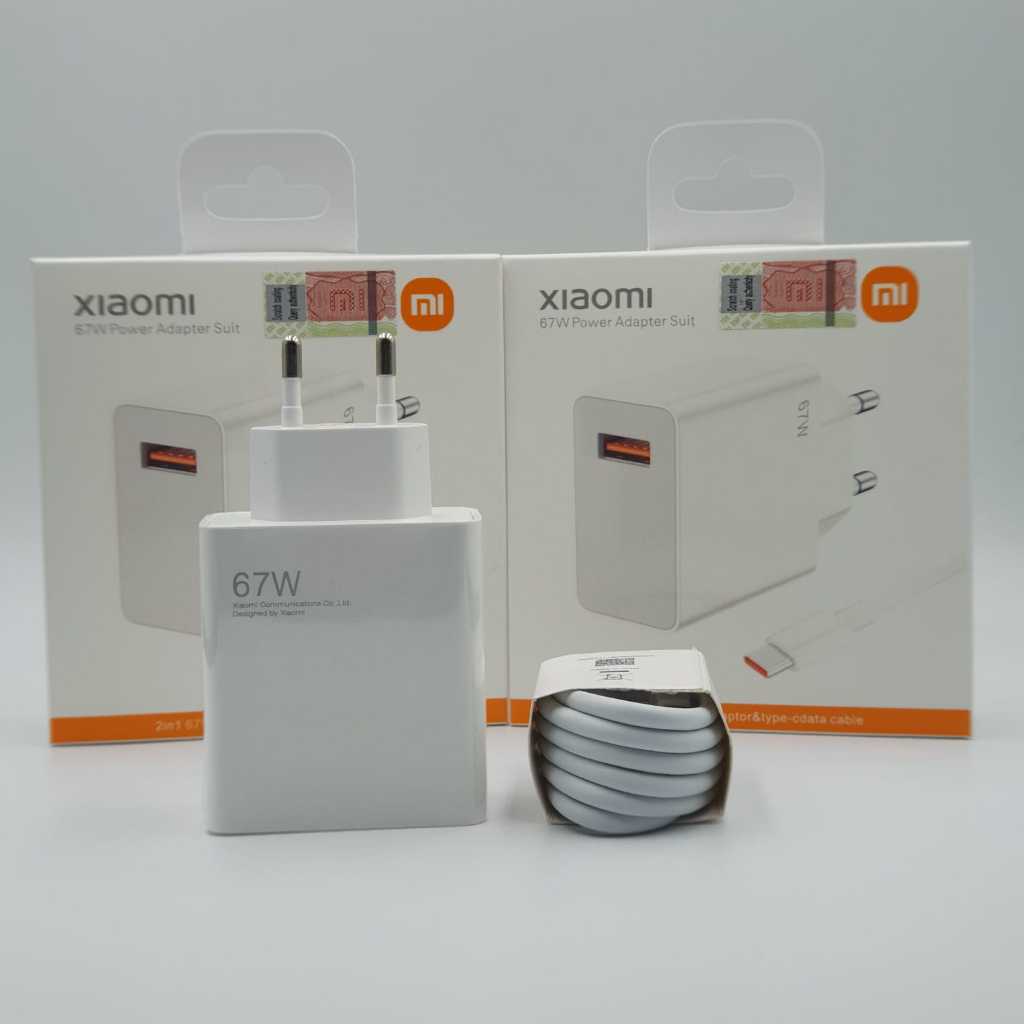 CHARGER ORI 100% XIAOMI  67W  KABEL MICRO