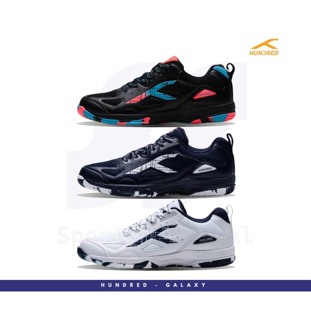 Promo Spesial Sepatu Hundred Galaxy Badminton Shoes - Sepatu Badminton  Hundred