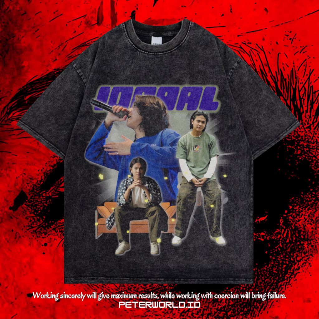 Kaos Iqbaal Coboy Junior Oversize Washing Vintage Tee | Kaos Oversized | Kaos Washing | Oversized T 