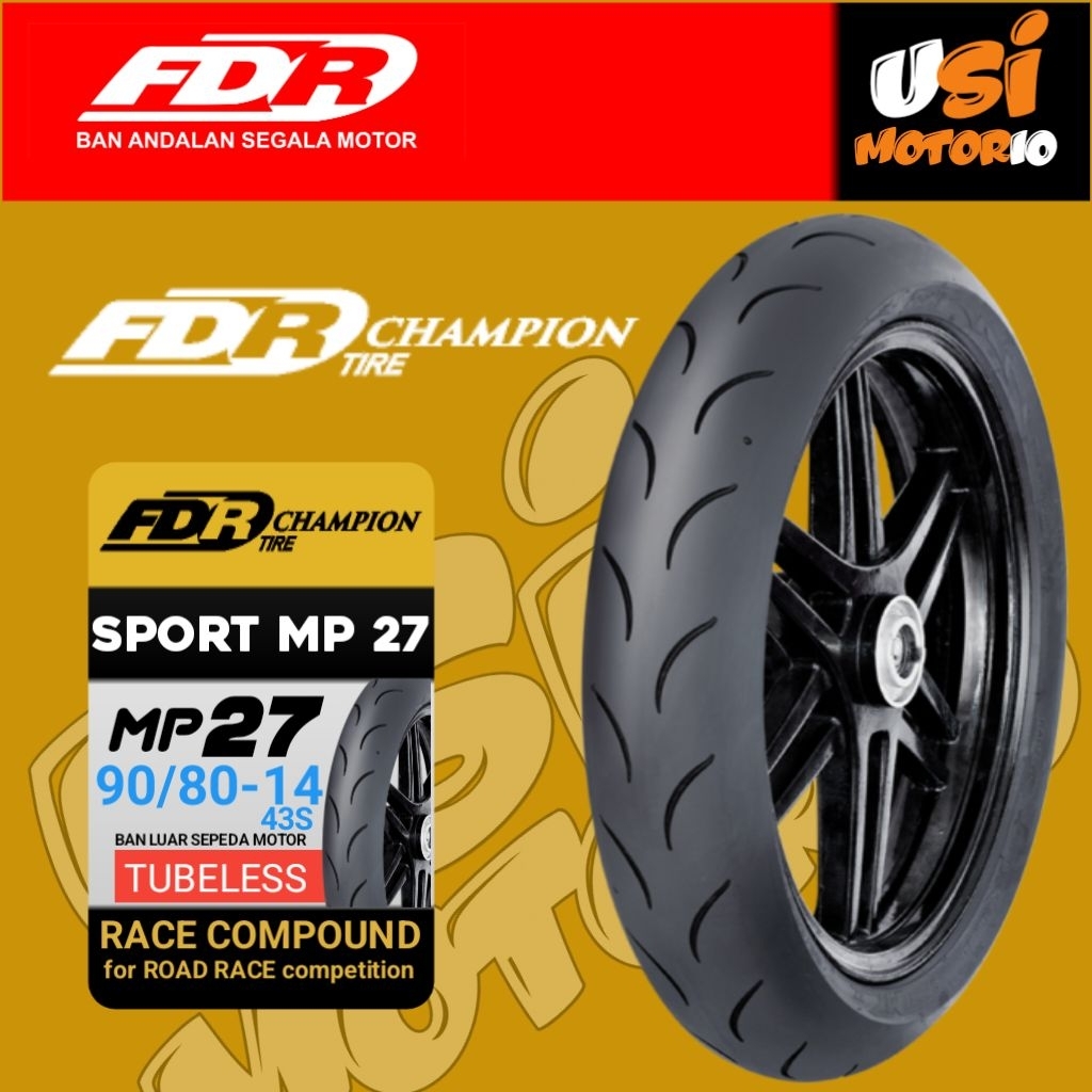 Ban MP27 90/80-14 TUBLES BAN FDR MP27 RING 14 Sport MP27