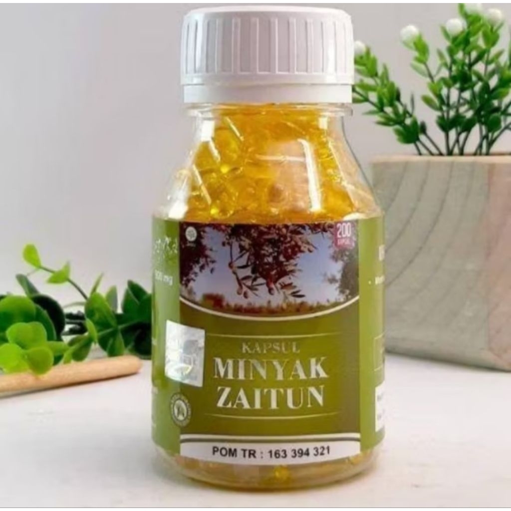 Kapsul minyak zaitun 200 kapsul/zaitun turzena/kapsul zaitun extra virgin/Kapsul olive oil