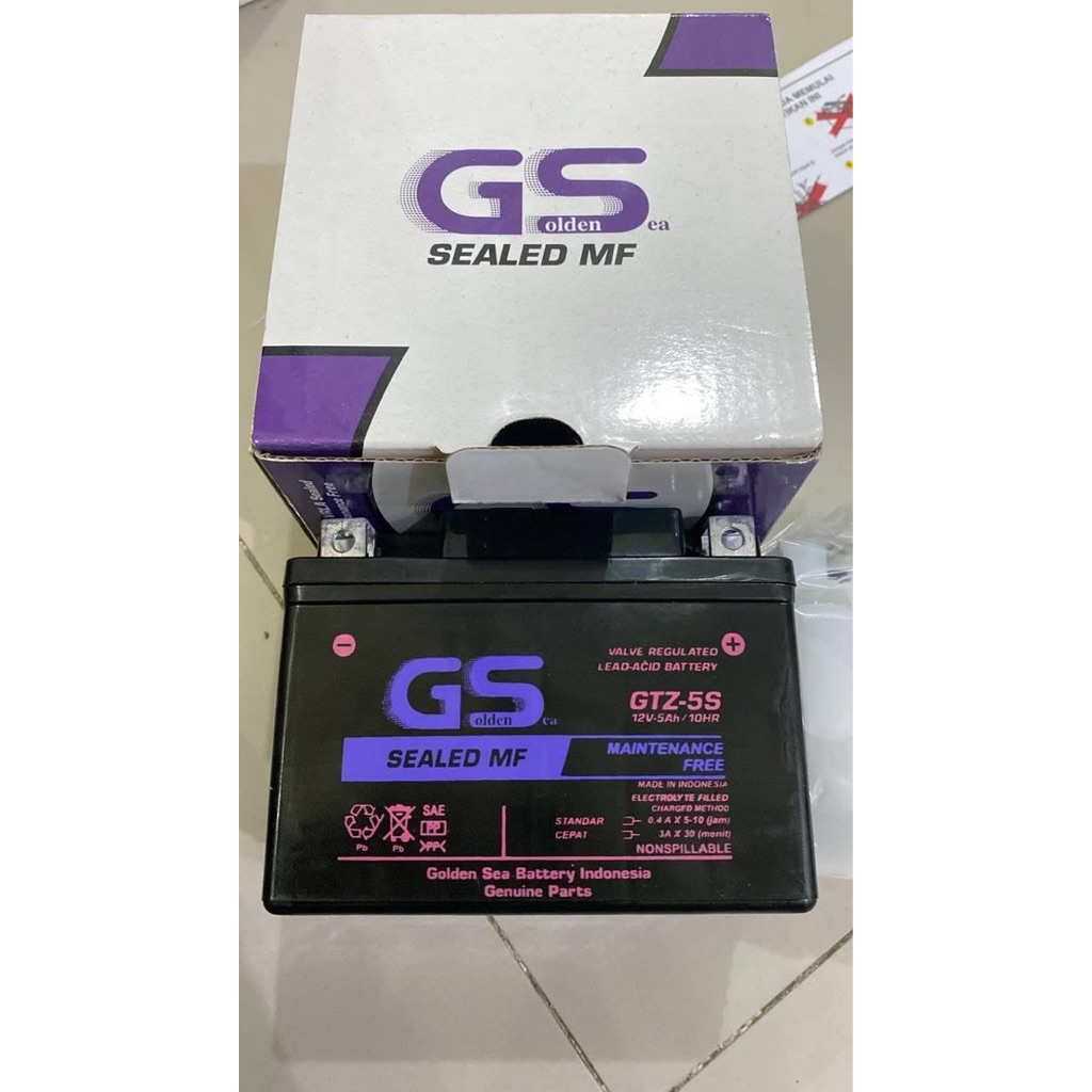 aki kering gs gtz5s 5 ampere