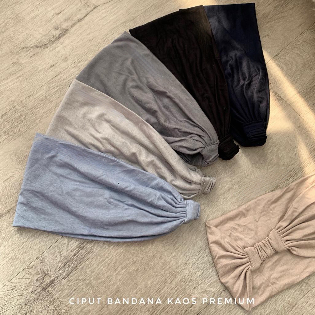 Ciput Bandana Kaos Premium / Ciput Bandana  / Ciput Bando Kaos / inner bandana kaos