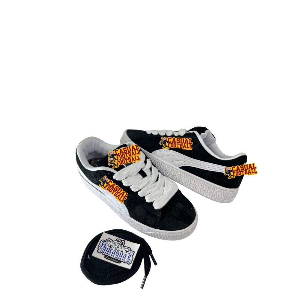 SEPATU VIOCASUAL GENDUT BLACK & FREE STIKER