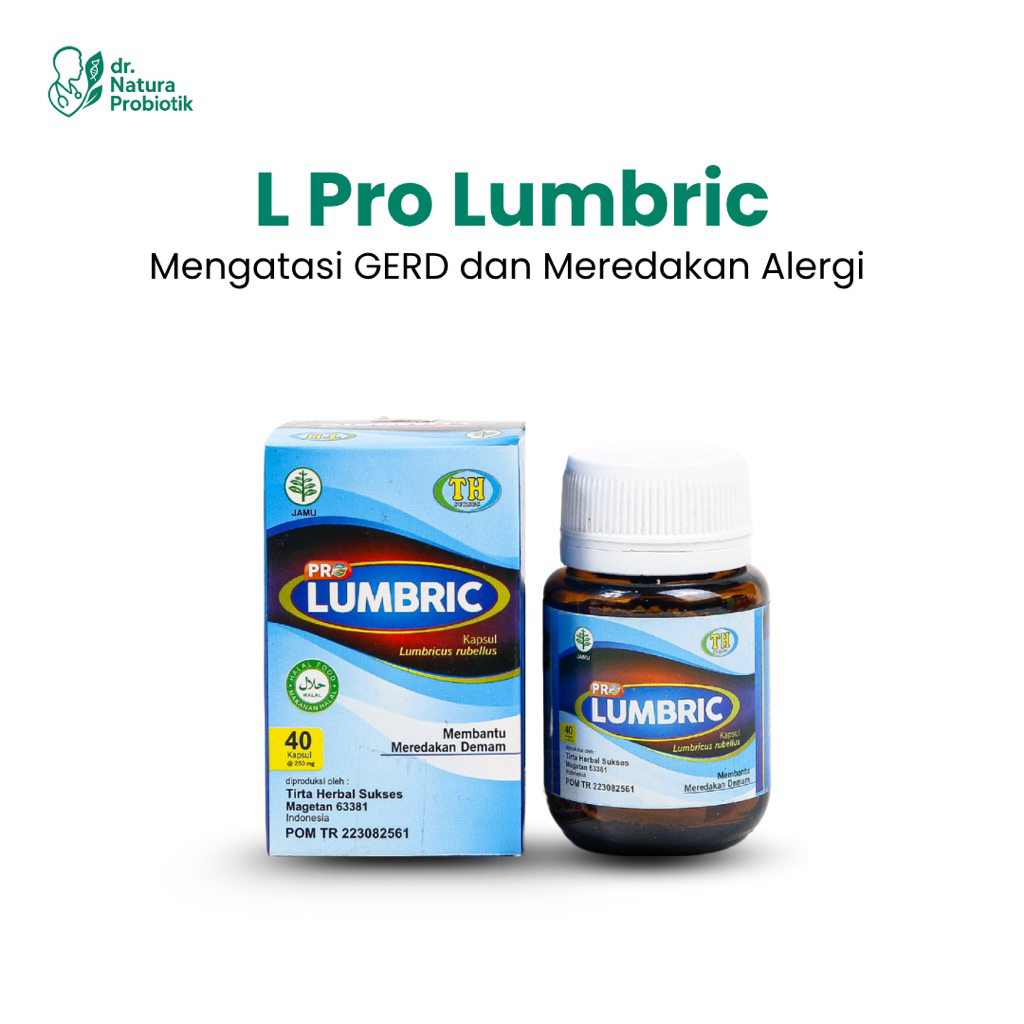 Bioth Jamu L Pro Lumbric Probiotik Herbal Alami (40 Kapsul)