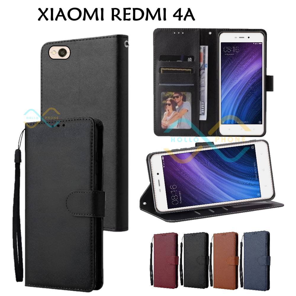 Flip Case Xiaomi Redmi 4A Dompet Wallet Leather Case Premium Casing Hp Xiaomi Redmi 4A