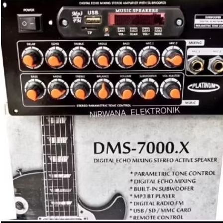 KIT POWER AMPLIFIER MIXING MP3 BLUETOOTH DMS 7000 X