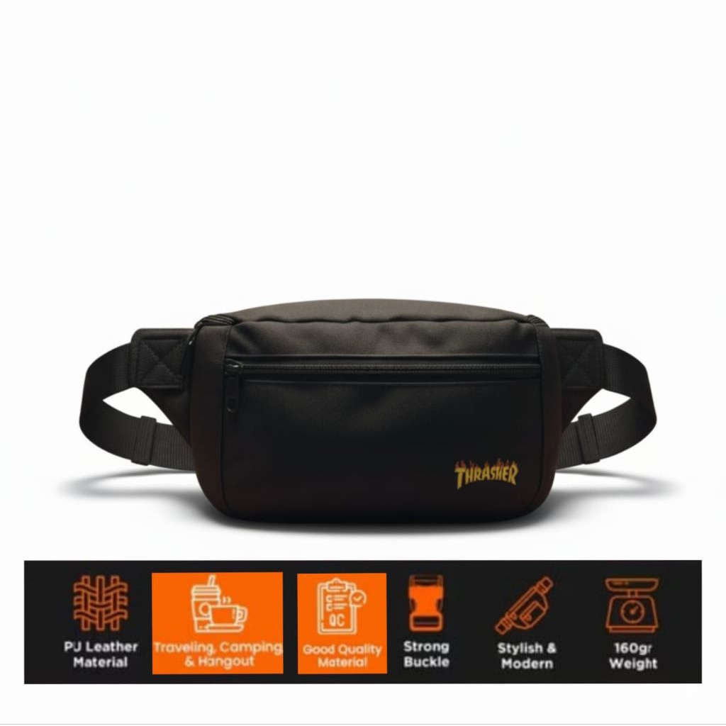Tas slempang waistbag trasher keren