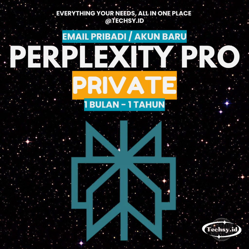 Perplexity AI Pro | 1 Tahun Full Garansi Email Pribadi Private