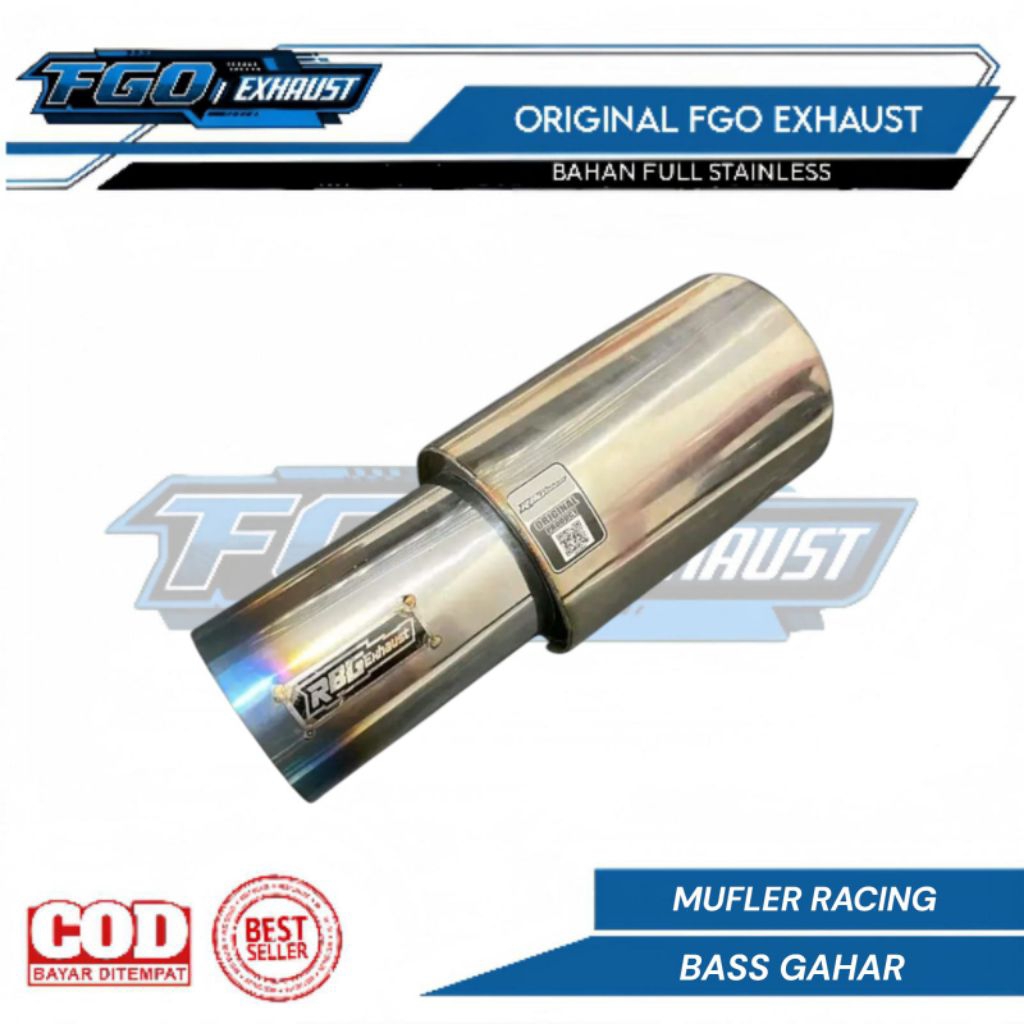 Knalpot Racing Suara Bass Gahar Mobil Bensin