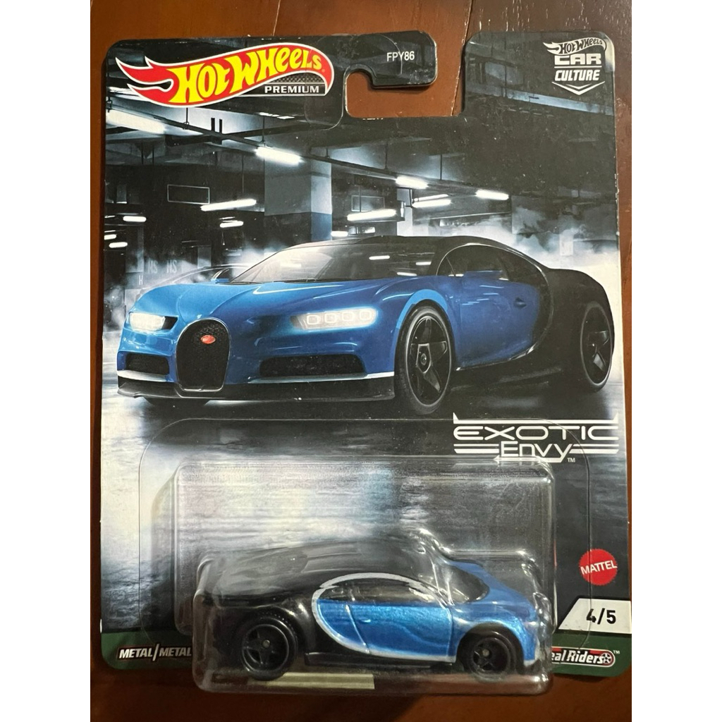 hot wheels premium exotic envy bugatti chiron