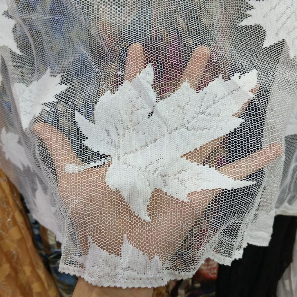 kain tile bordir motif - kain tile bordir meteran - kain tile bordir premium - kain tile antik /0,5m