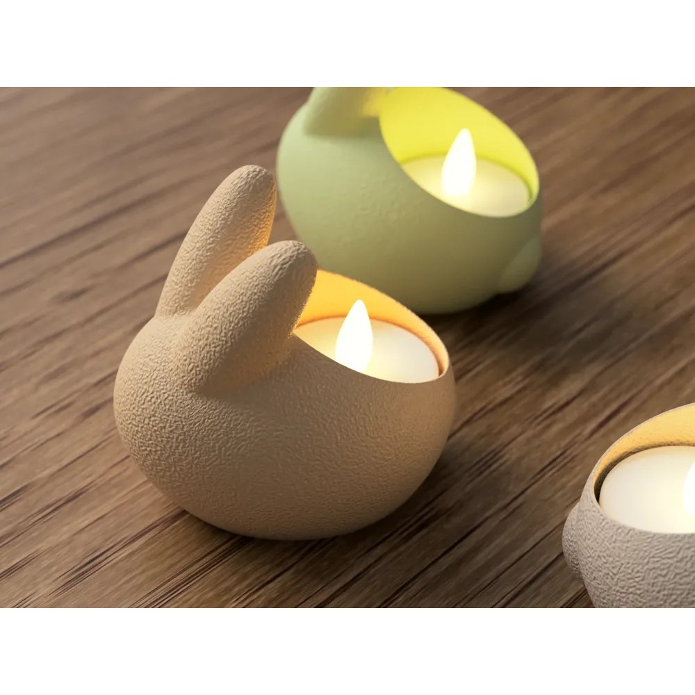 Tempat Tealight LED “Easter Bunny LED Tealight Holder” Premium #NK#1#A1701