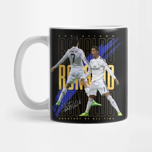 Cristiano Ronaldo Suuiii Soccer Coffee Mug