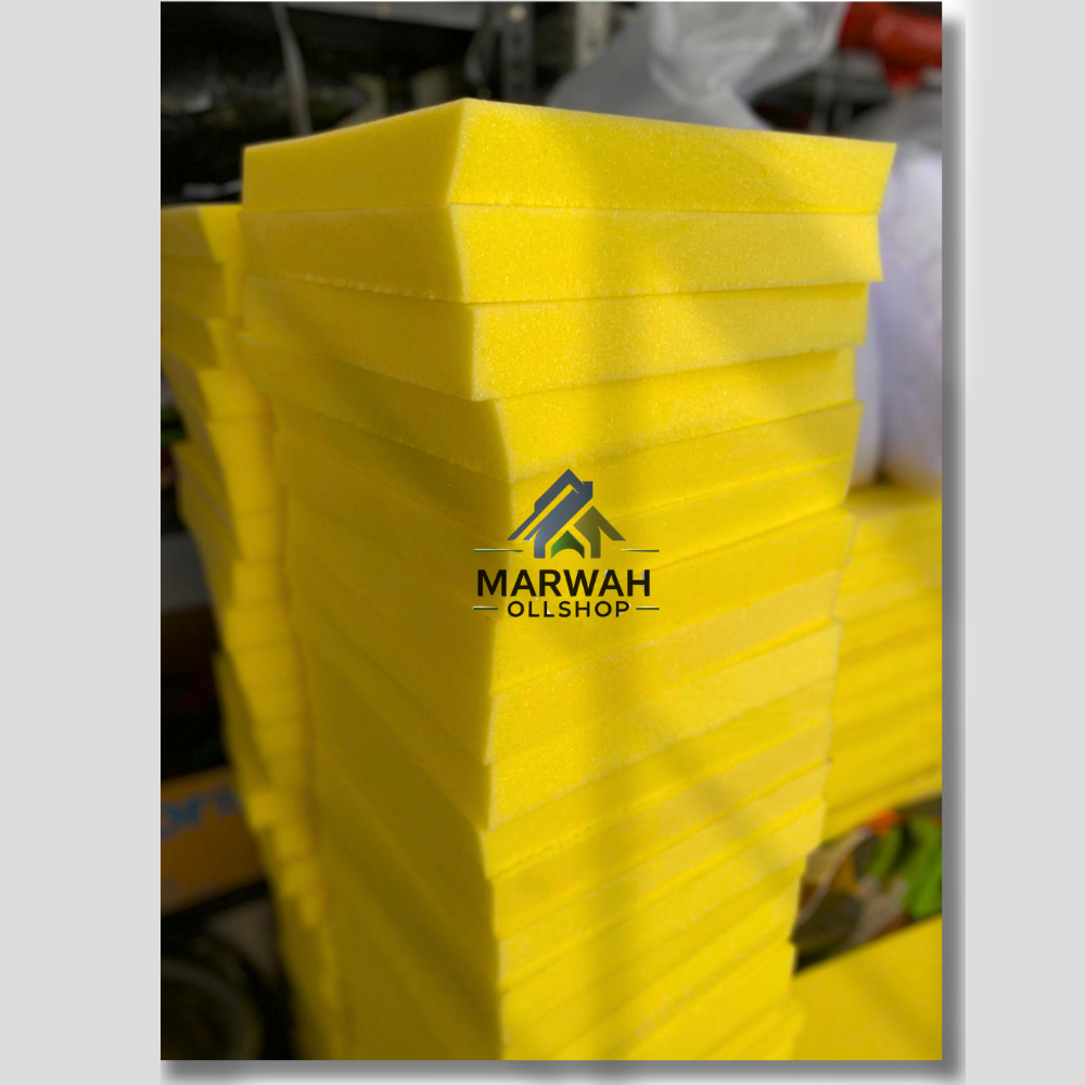 Busa Lembaran Inoac 30x30 T: 4&5 Busa Kuning Inoac Density22 Spons