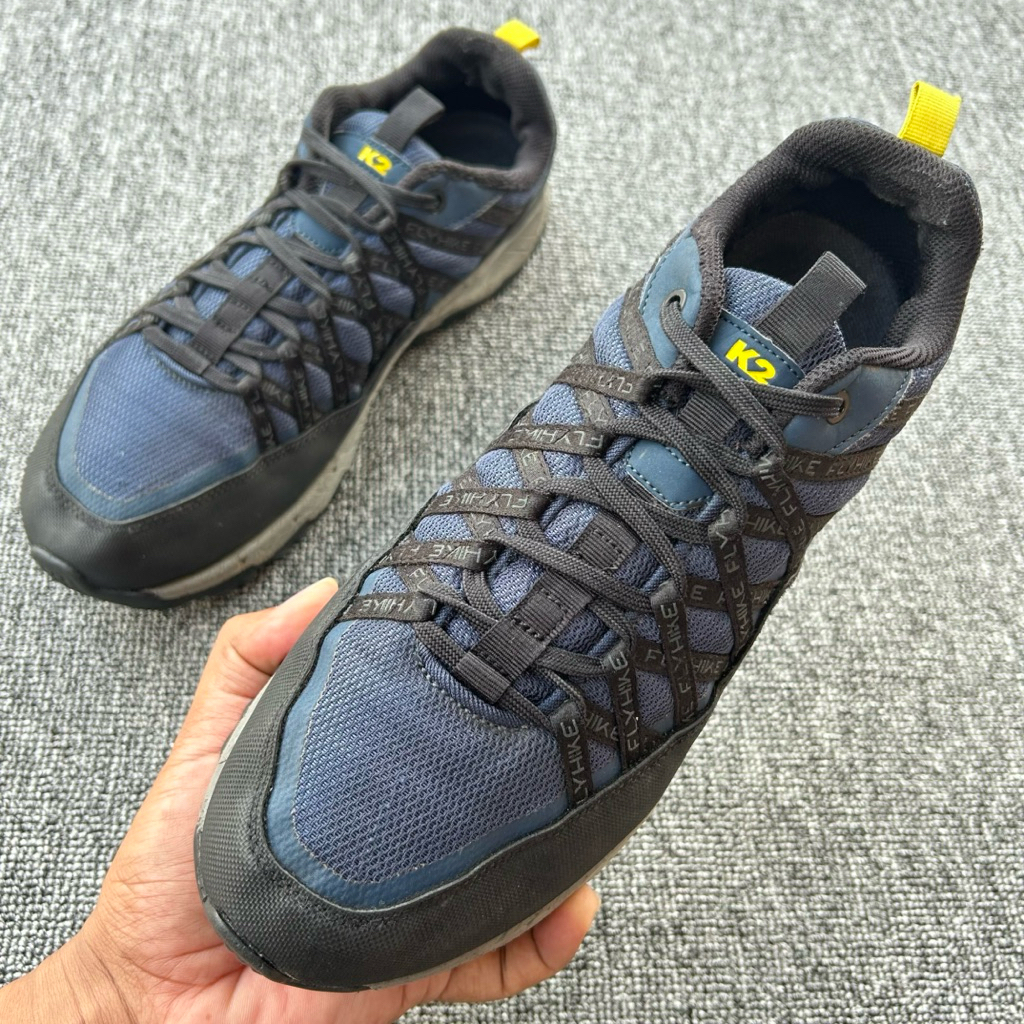 Sepatu Hiking K2 Flyhike Size 42 Panjang Insole 26.5 cm