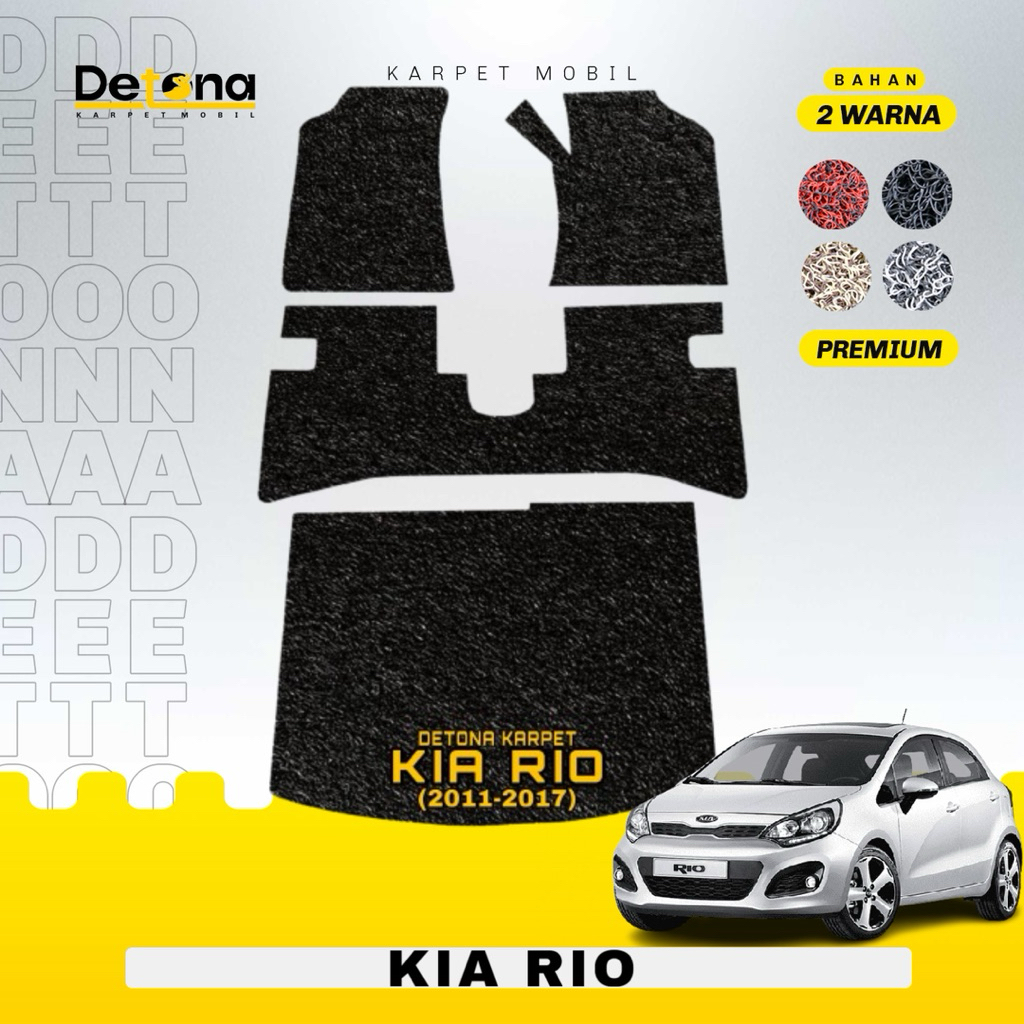 Karpet Mobil Mie PREMIUM KIA RIO 2011-2017 / Karpet Mie Mobil PREMIUM KIA RIO 2011-2017