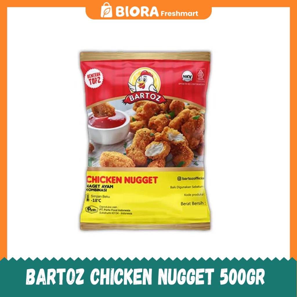 BARTOZ Chicken Nuget  - Naget Ayam 500gr