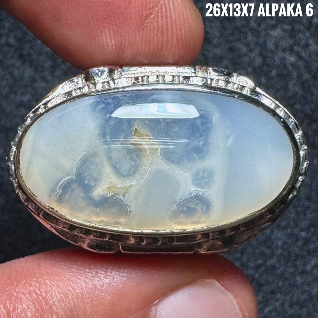 Cincin Batu Akik Natural Lafadz Allah