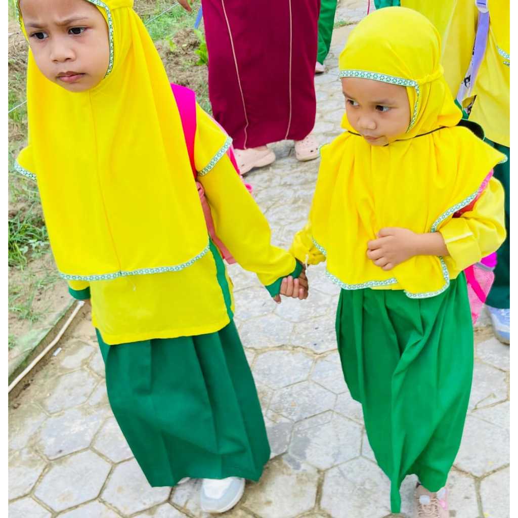 HIJAB SEKOLAH RENDA LIBIN,bergo sekolah anak|kerudung anak perempuan|