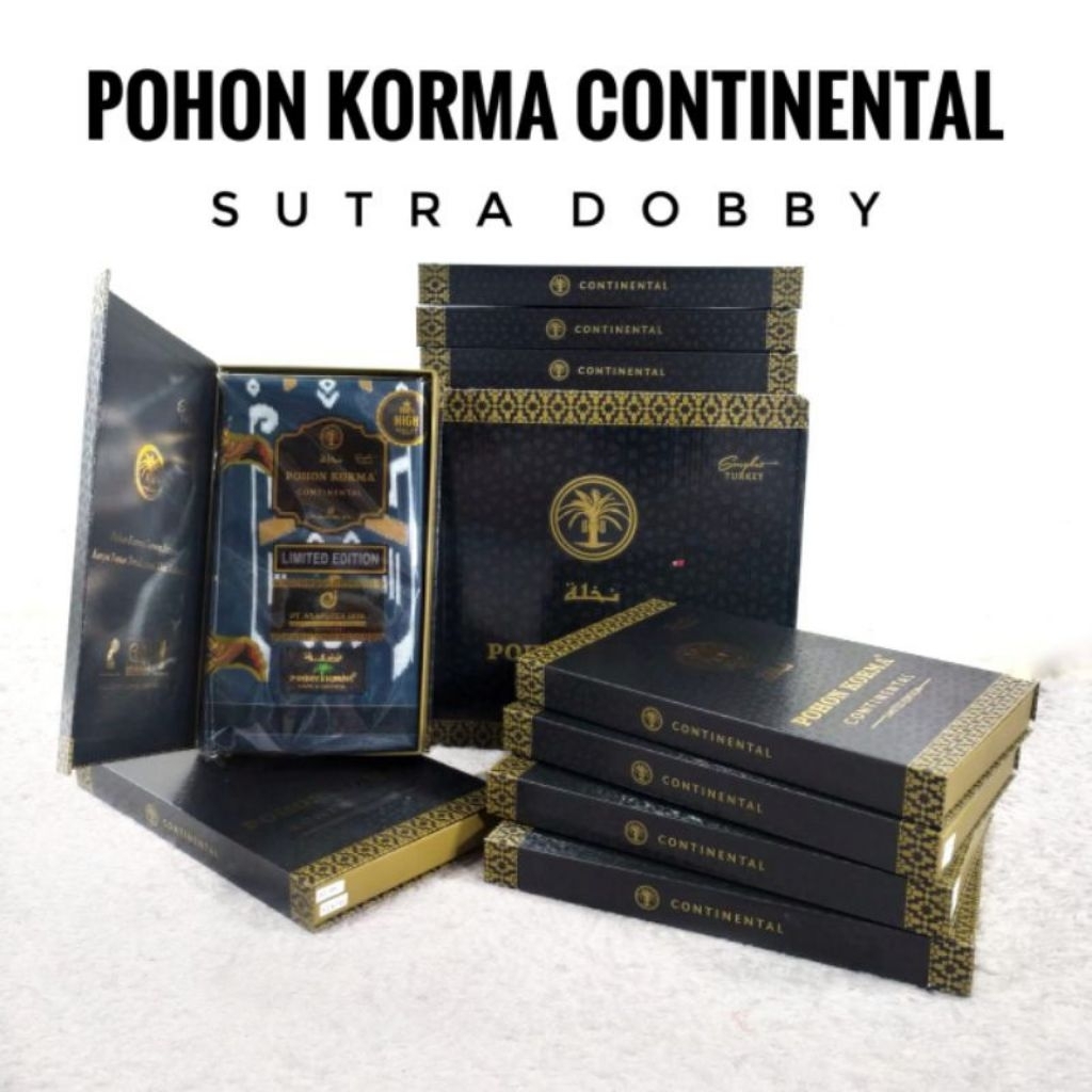 Sarung Pohon kurma Continental Sutra Dobby Ecer Grosir SN
