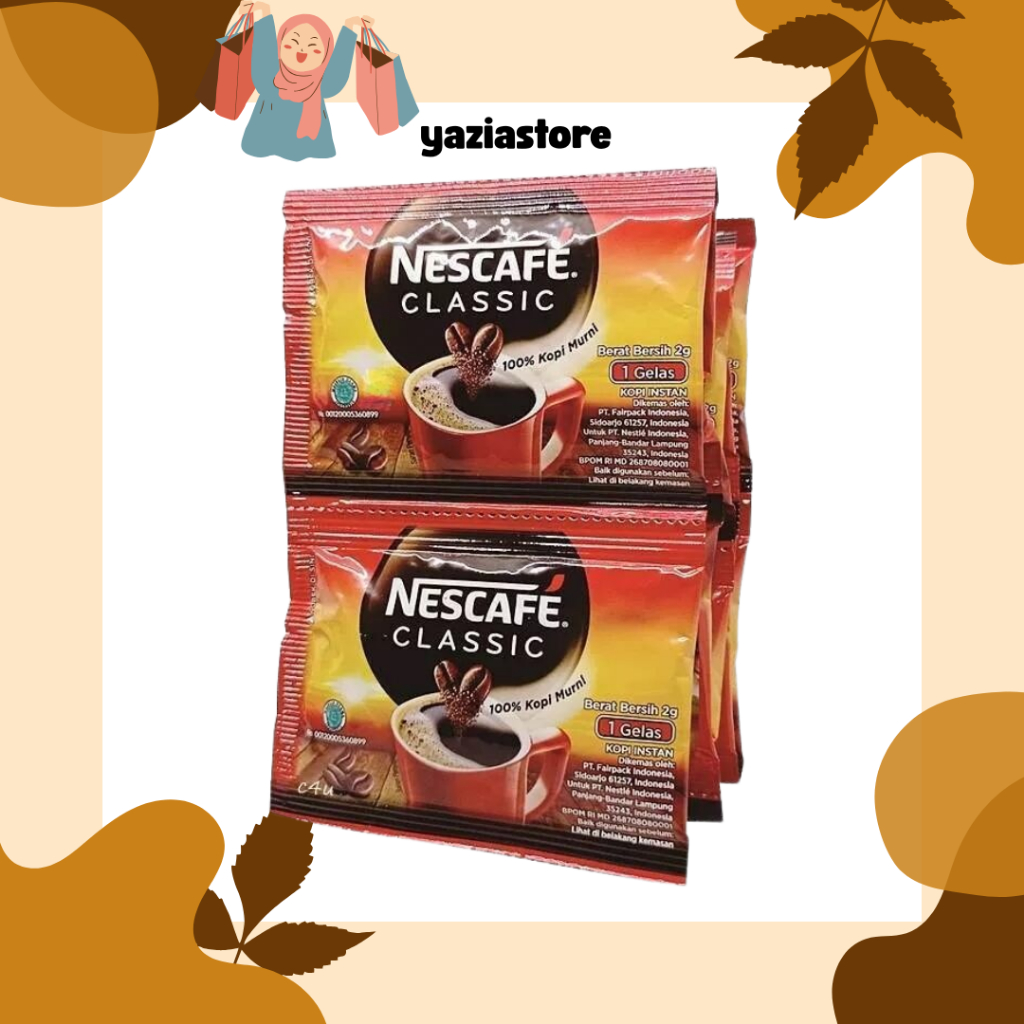 (10 pcs) kopi nescafe sachet kopi hitam