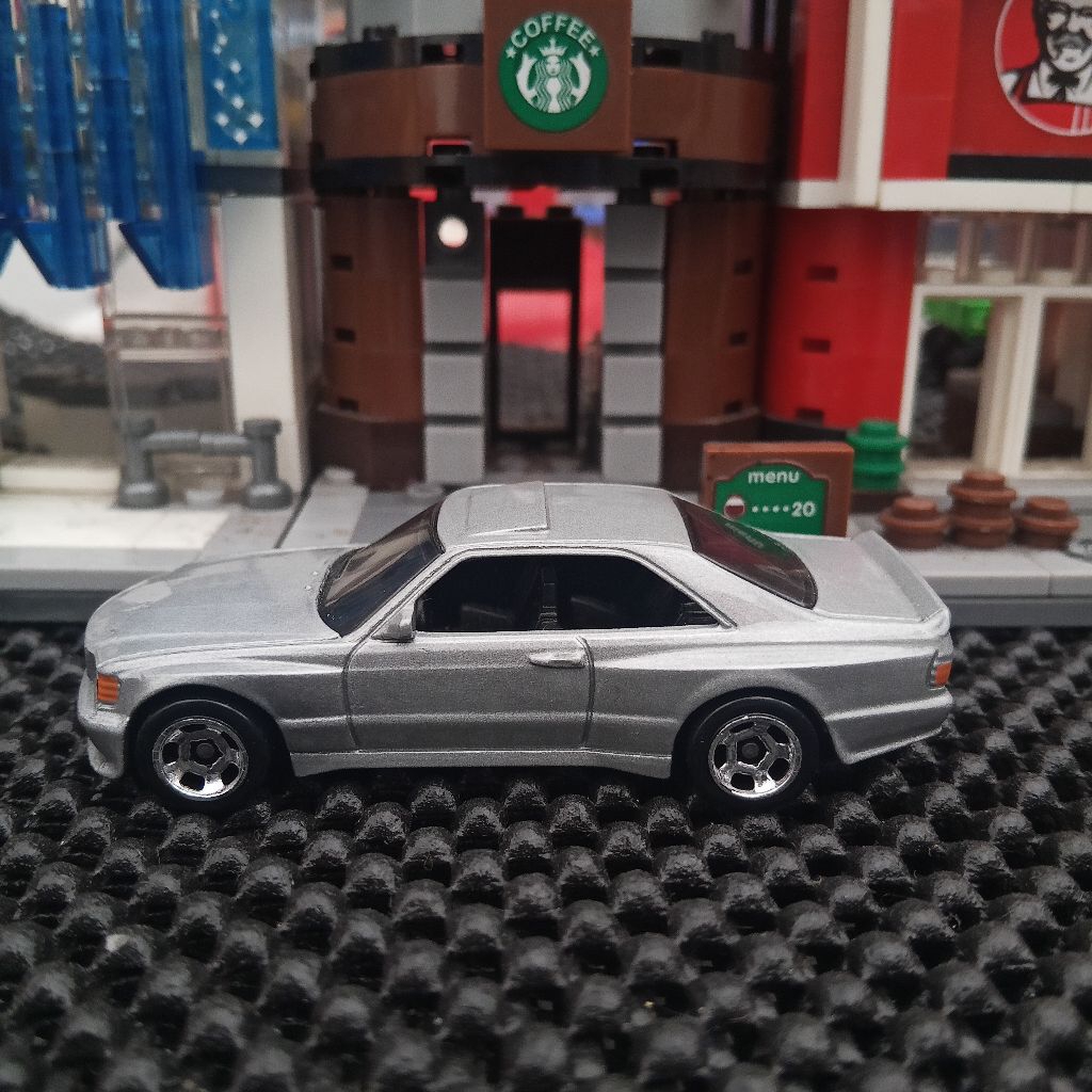 HOT WHEELS LOOSE 1989 MERCEDES BENZ 550 SEC AMG SILVER