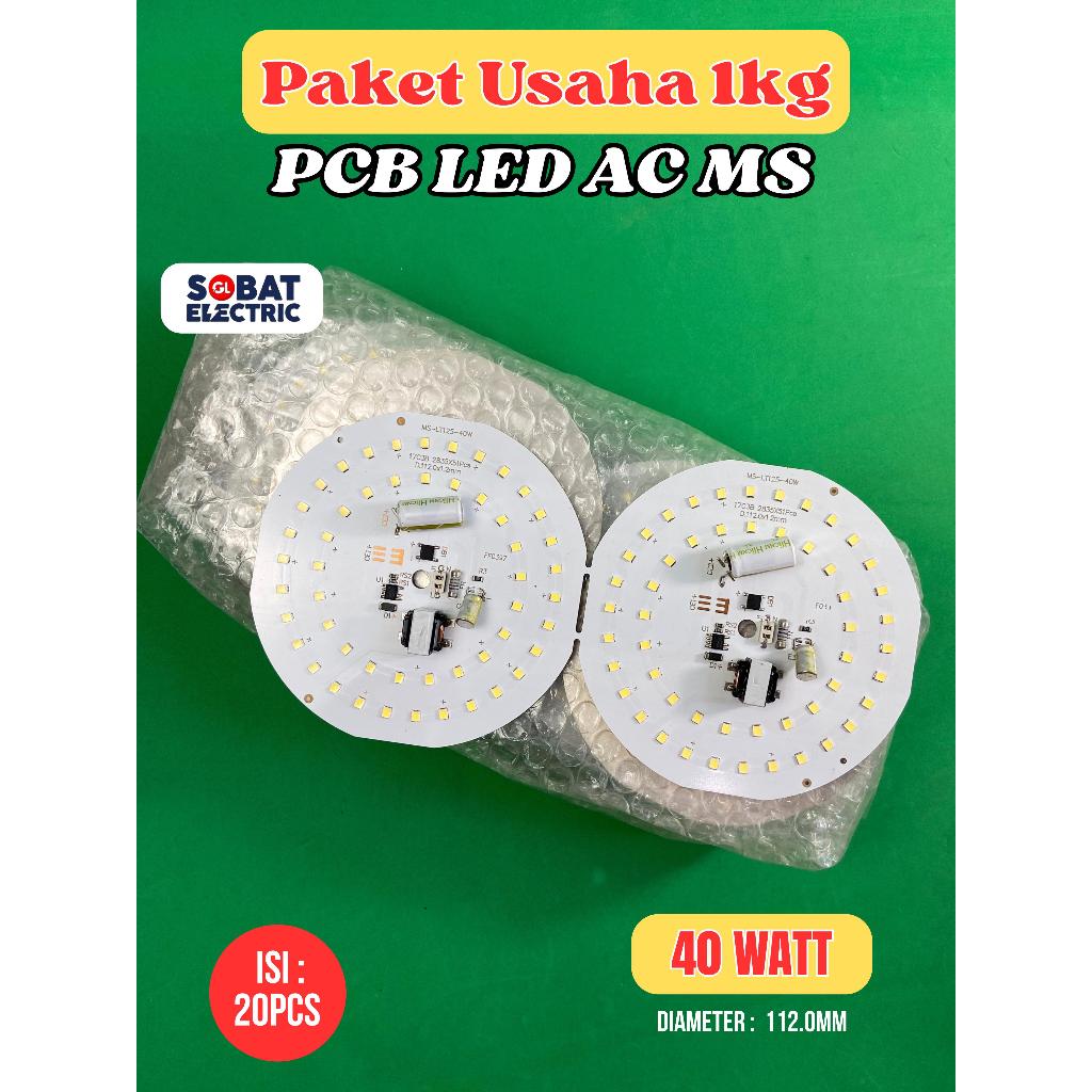 Paket Hemat 40 Watt PCB AC Mata LED - PCB Mata Lampu LED AC Tanpa Driver 40w