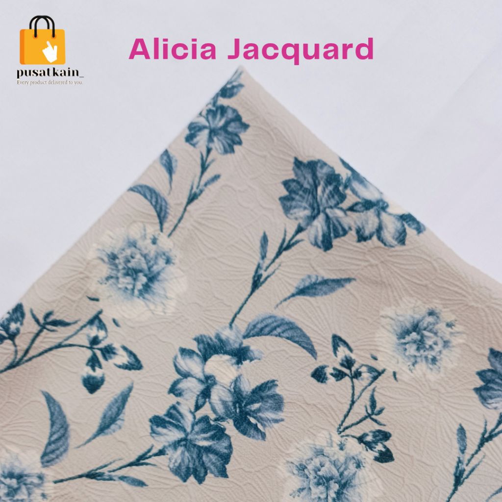 Alicia Jacquard / Jacquard / Kain Motif / Kain Jacquard / Kain Motif / Baju Lebaran / Gamis / Tunik 