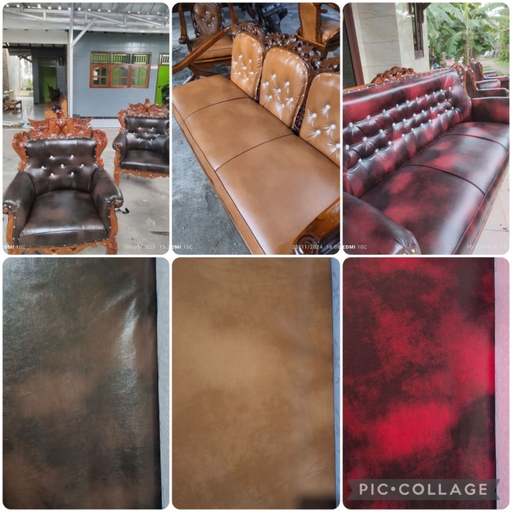 Furniture Kulit Oscar Jaguar // Kain Sofa Oscar Jaguar Meteran // Kulit Oscar Jaguar Imitasi