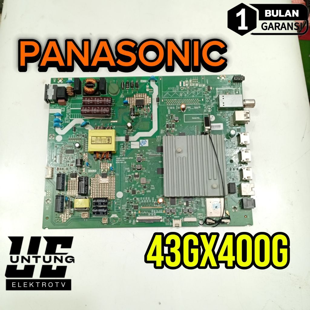 MAINBOARD TV PANASONIC 43GX400G  MOTHERBOARD-MB-MOBO-MODUL MESIN TV PANASONIC 43GX400G