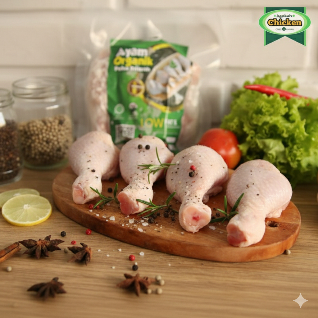 Paha Bawah | Paha Ayam 1kg | Berkah Chicken |Paha Bawah Organik | Drum Stick Ayam | Ayam Frozen HALA