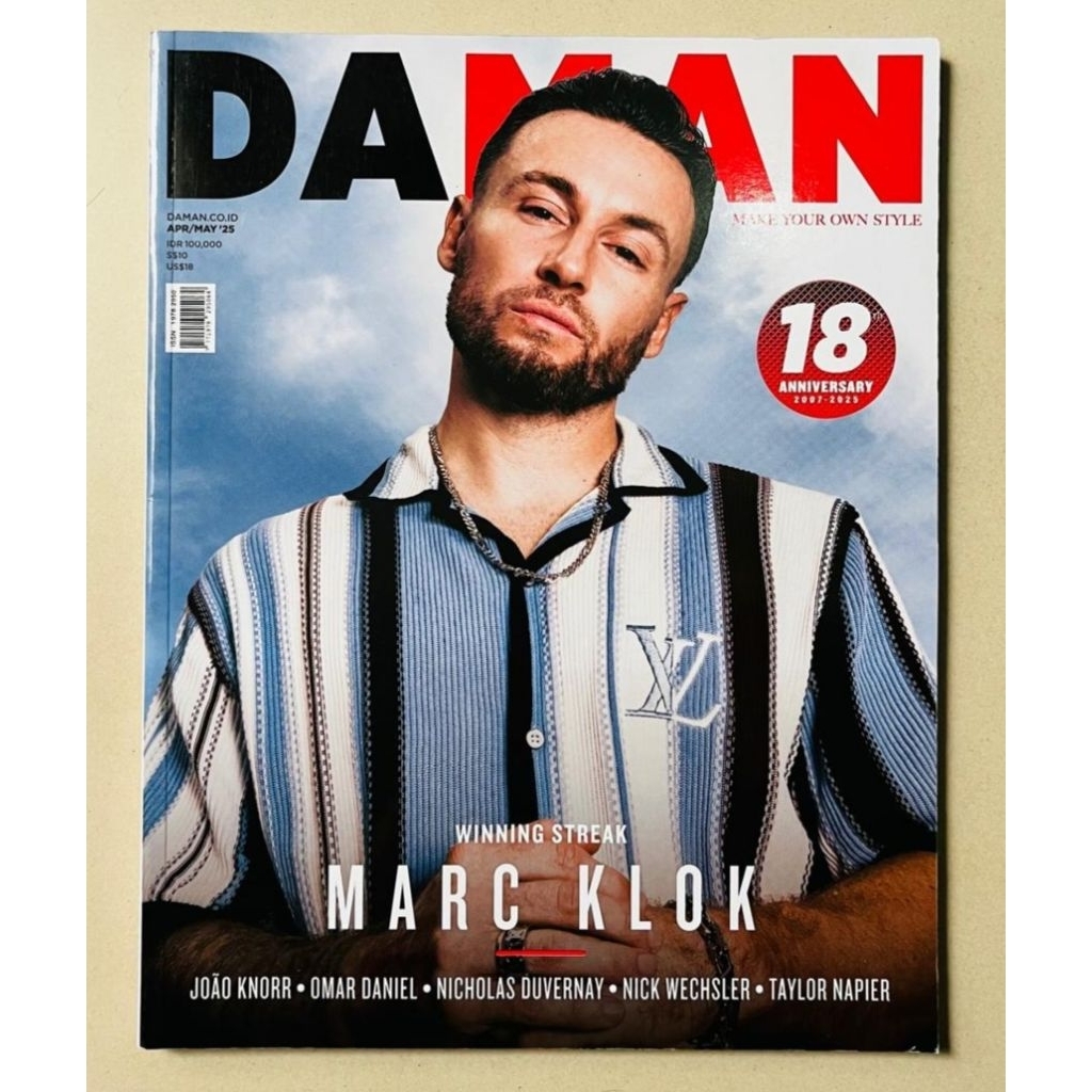 Majalah DAMAN Edisi April/May 2025 : Cover Marc Klok (Timnas Player)