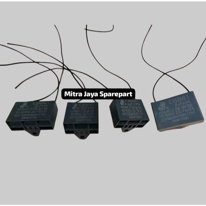 KAPASITOR KOTAK CBB61 4 UF 5 UF 6 UF 8 UF 450VAC