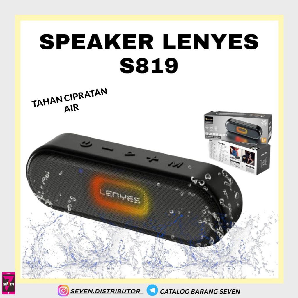 Speaker Lenyes S819 20W Bass Speaker bluetooth 5.0