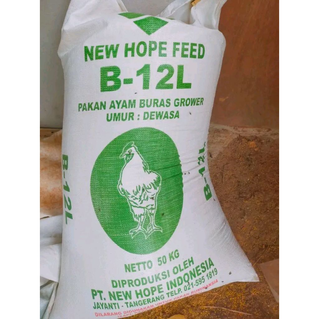 pakan ayam pt.new hope B-12L kemasan 10kg