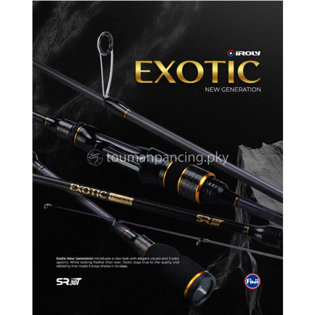 JORAN IROLY EXOTIC EX662UL – 198cm UL 2–6lb SR30T Solid Blank (New Gen 2025)