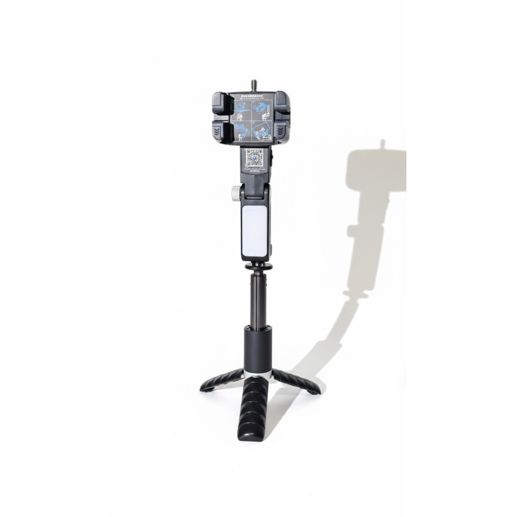 TNW-Q18 Gimbal Stabilizer Handphone Gimbal HP Stabilizer Tongsis Hp Bluetooth Tripod