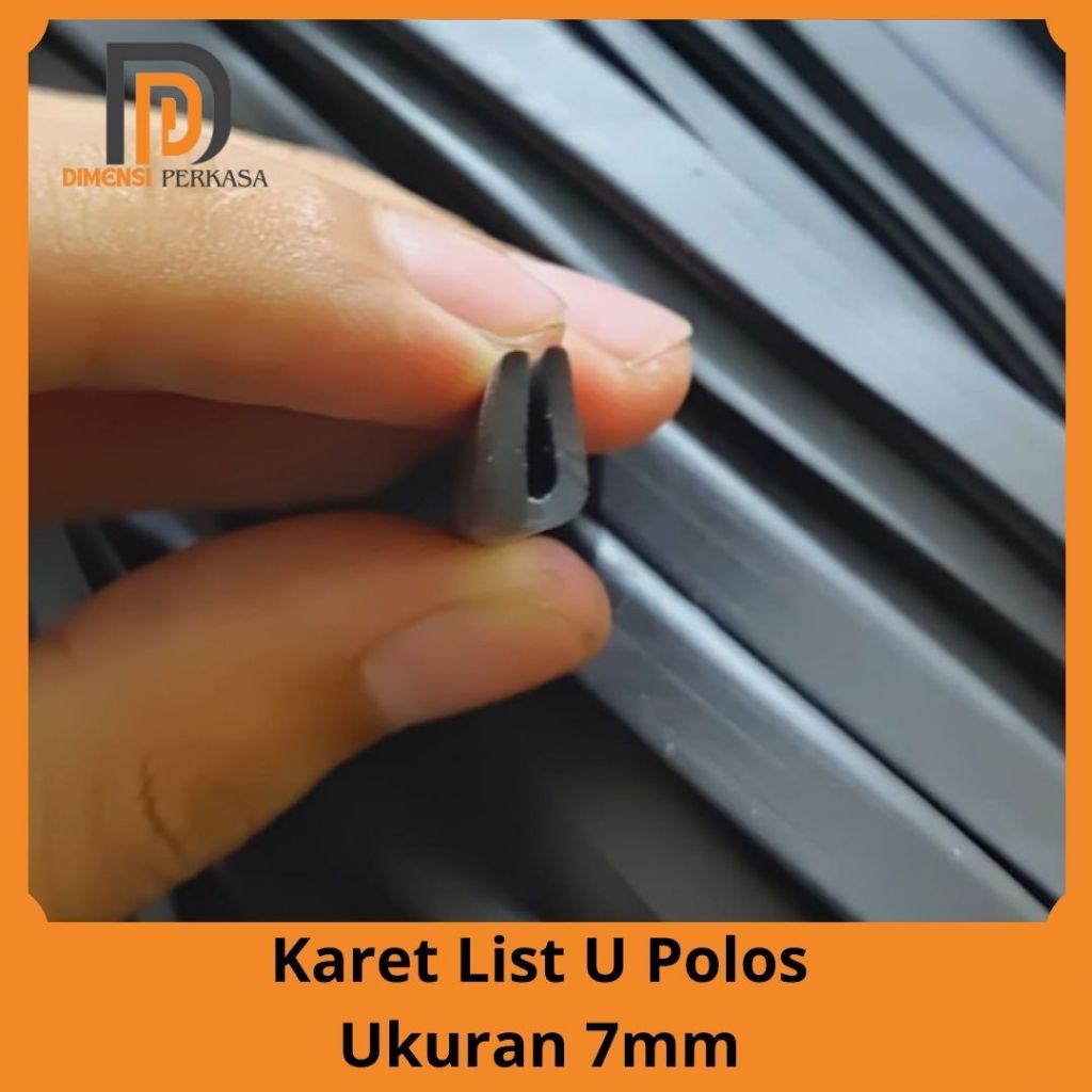 List karet pintu mobil list pintu mobil universal pelindung pintu list kaca mobil / Karet list u 7mm