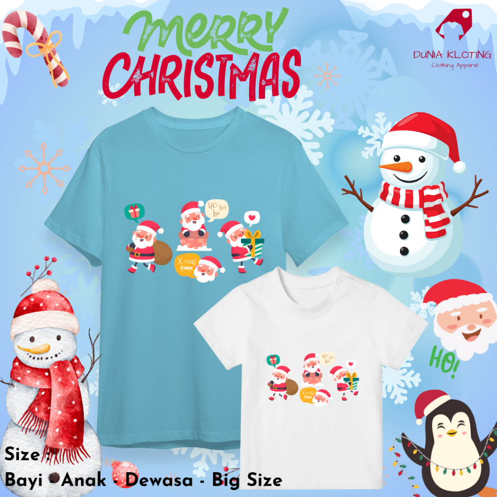 Kaos Natal keluarga / kaos Natal couple keluarga / kaos Natal instant / kaos Natal terbaru 2025 / ka