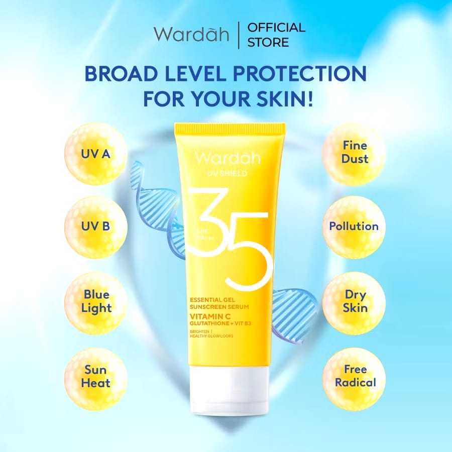 WARDAH Sunscreen SPF 35 PA +++ Kuning