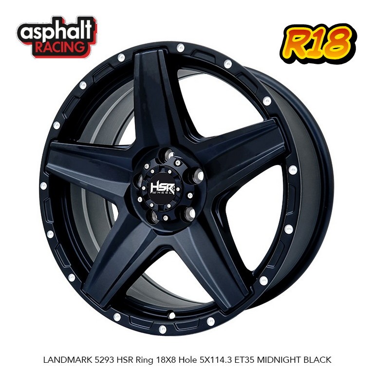 VELG MOBIL RING 18 SEMI OFFROAD UNTUK INNOVA OUTLANDER XTRAIL XPANDER TERIOS DLL HSR LANDMARK R18