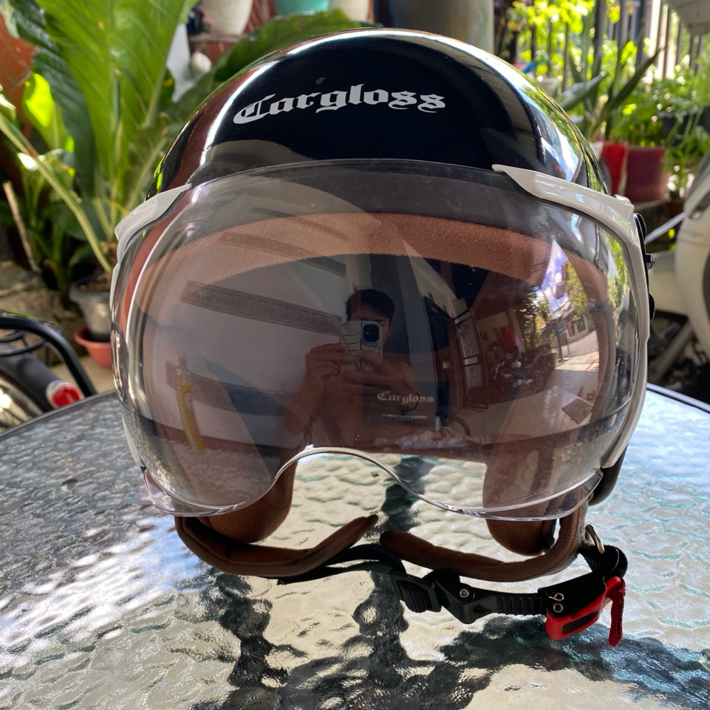 Helm Cargloss Hitam Hijab Helmet Original