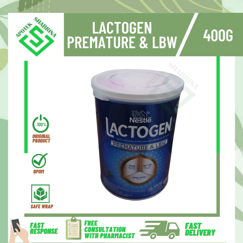 SUSU LACTOGEN PREMATURE & LBW / 400GR / KALENG